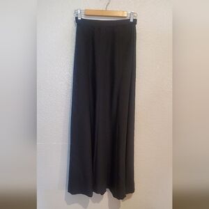 Günter Black Long Volume Maxi Skirt Size Small